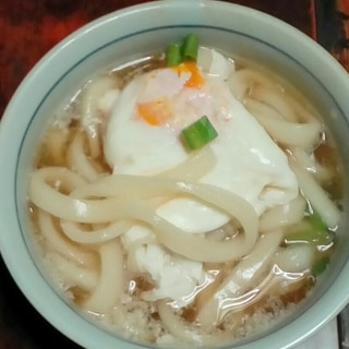 半熟卵うどん